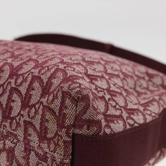 Christian Dior Trotter Canvas Shoulder Bag Red Auth rd4635 - Picture 15 of 16